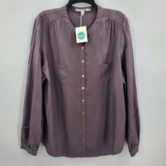 Women's Boden Silk Blend Blouse Top Size 18 NEW - Picture 1 of 4